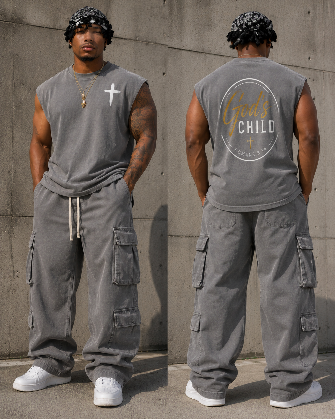 French Terry Boxy Tank Top